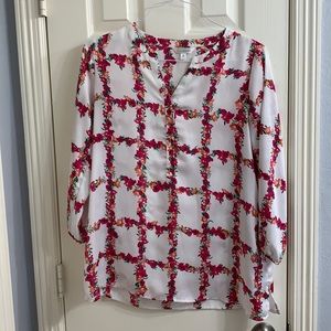 Charming Charlie floral blouse